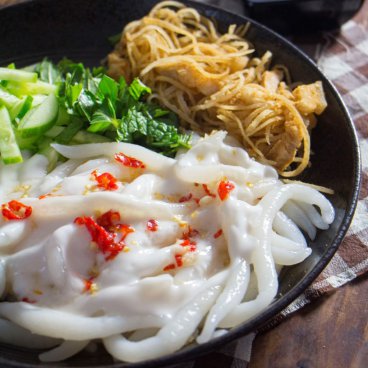 Bánh tằm Ngan Dừa (Bánh tằm bì) (Bạc Liêu)