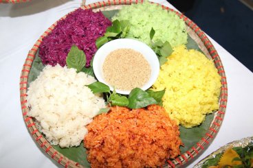 Xôi đăm đeng (Xôi ngũ sắc) (Bắc Kạn)
